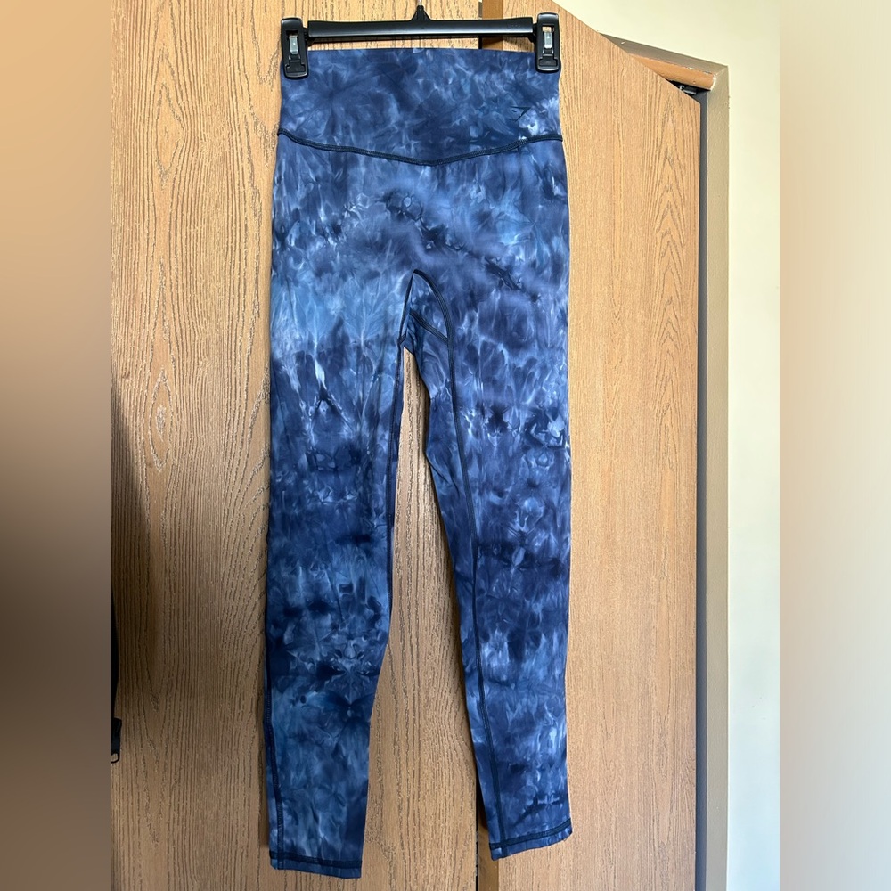 Gymshark elevate leggings lakeside blue spray die